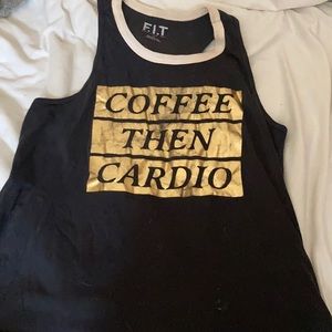 A black tank top, size 1x in woman’s